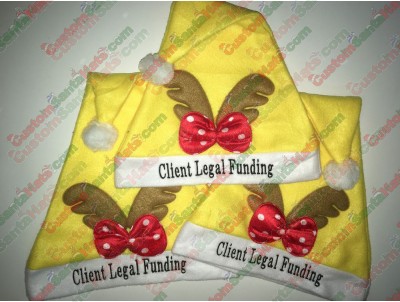Yellow Santa Hat ID-9