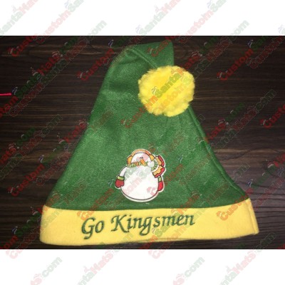 Yellow and Green Santa Hat ID-16
